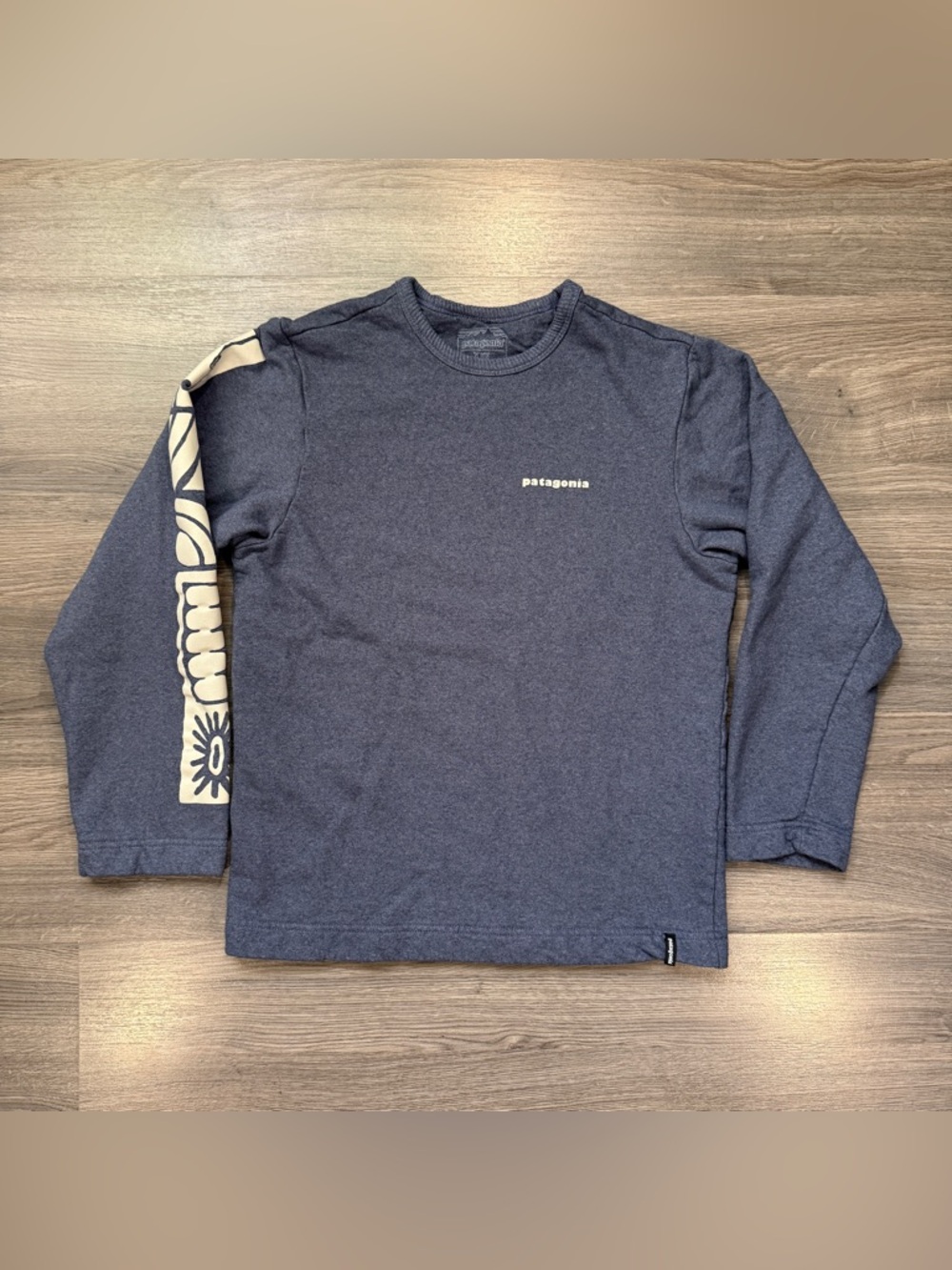Patagonia Women's Dawn to Dusk Wildrise Crew - Blue/Grey
